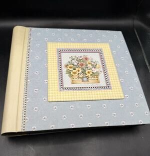 Debbie Mumm Greeting Card Organizer Floral Alphabet Binder